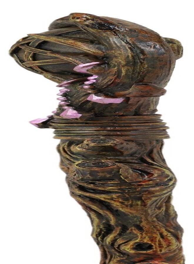 Ebros Gift Ebros Witches Wizards and Sorcerers Fantasy Cosplay Wand Decorative Magical Spells Sorcery Costume Prop Accessory Decor Collectible Figurine (Pentagram Sceptre Orb) - Image 3